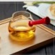 Glass Heat Resistant Gong Fu Tea Sets Ceramic Long Handle Sharing Pot